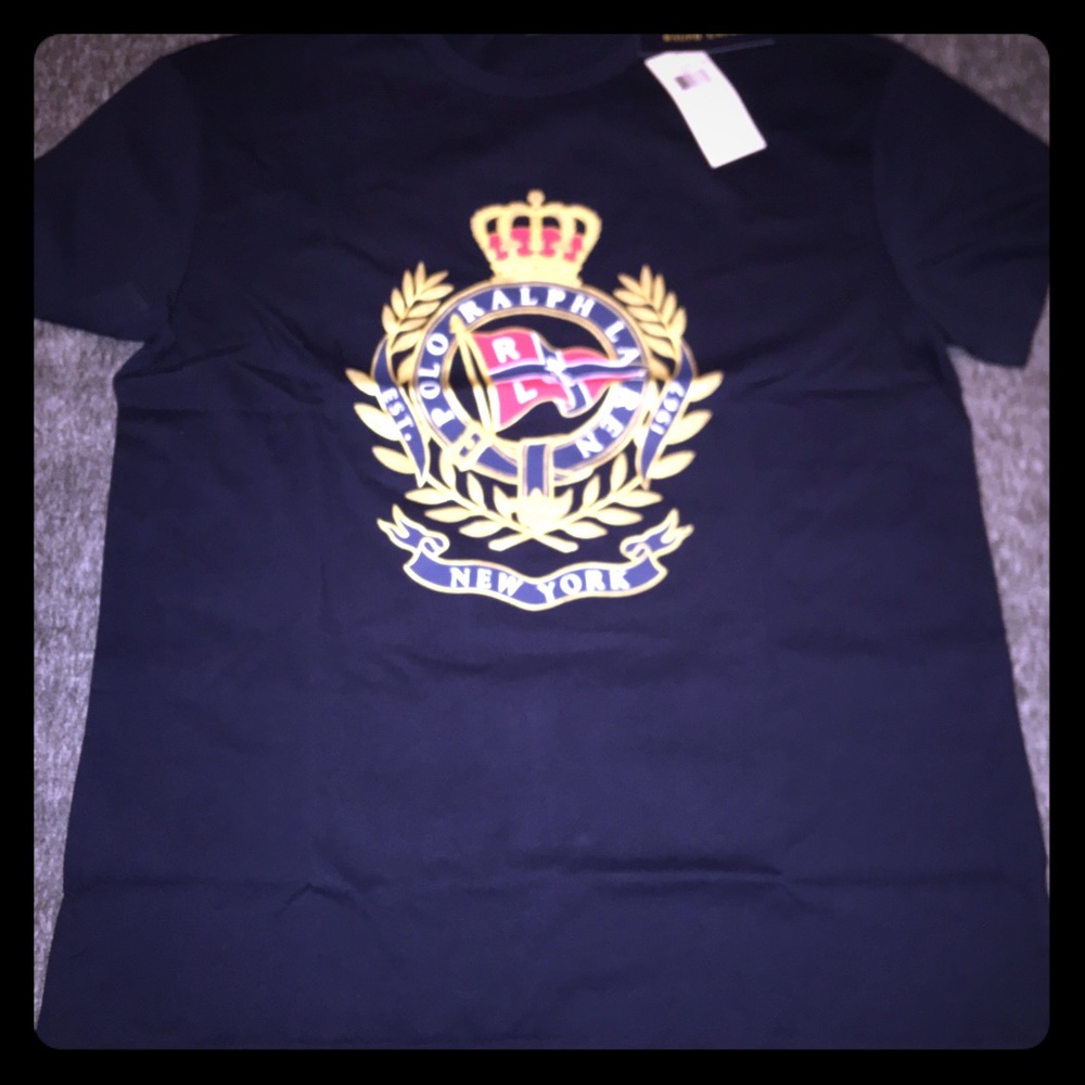 Polo Ralph Lauren Navy Graphic Tee